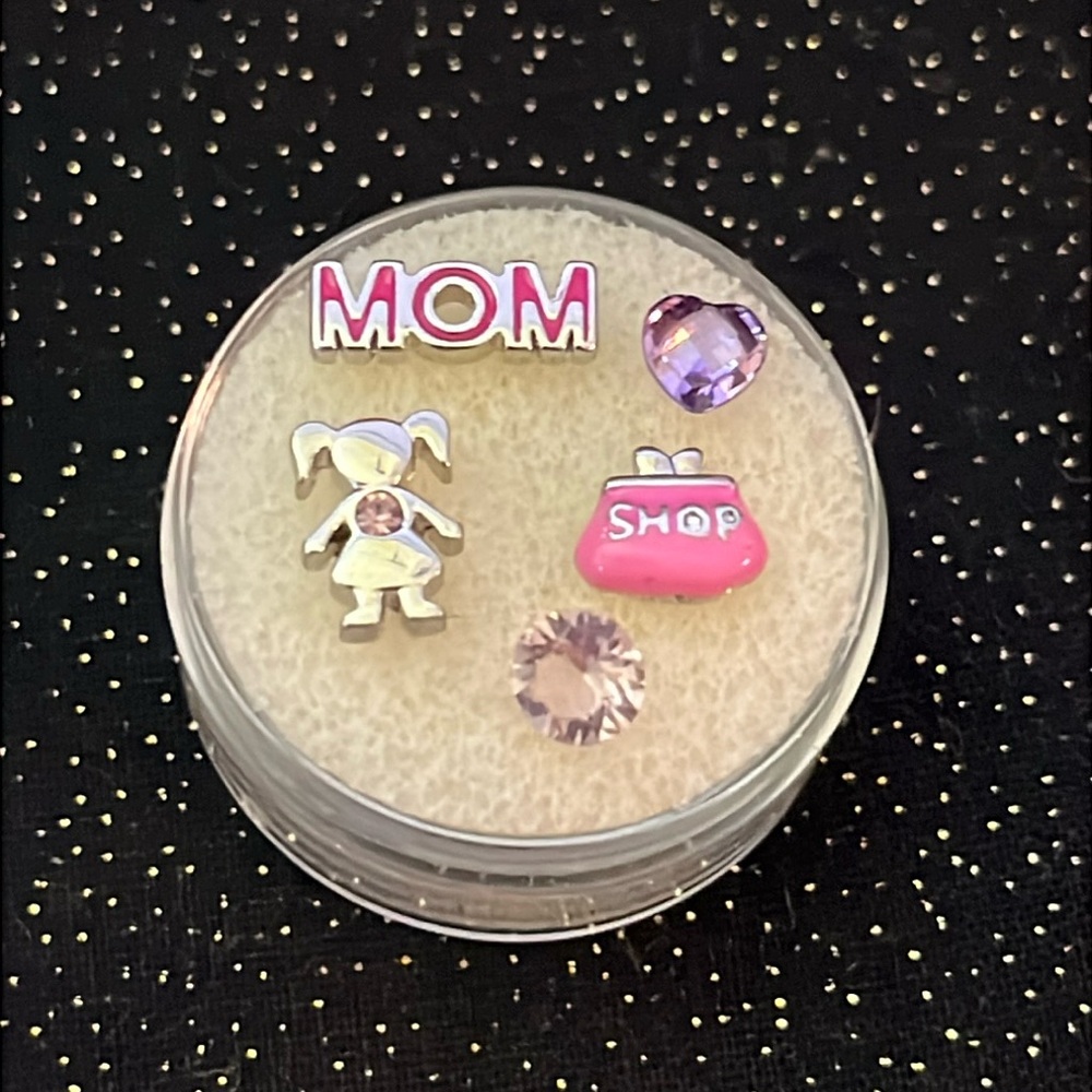 Girl Mom Origami Owl Charms